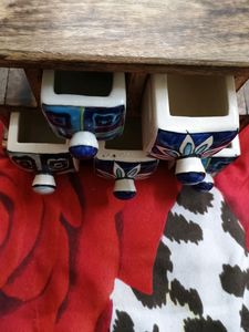 Elegant Wooden / Ceramic Drawers New Unused
