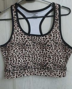 Leopard Print Sports Bra
