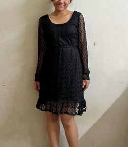 Lace Long Sleeve Dress