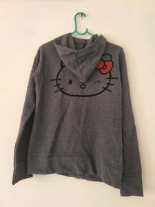 Charcoal Zipper/hoodie