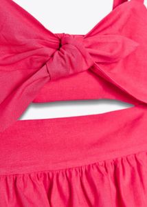 Pink cut-out Top