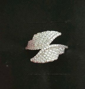 BrandNew 925 silver Butterfly Ring with zircon