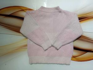 Pink Fuzzy Knit Sweater