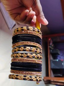 Beautiful 😻 Black Velvet Bangles😘😘