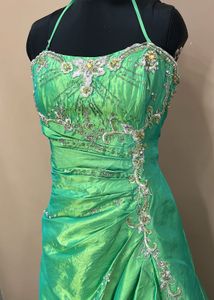 Bust Adjustable Green Gown
