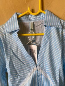 Striped V Neck Shirt