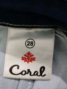 Coral Fashion Blue Damage Jeans