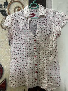 Cherry Shirt Top