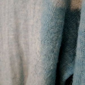 Baby Blue Knit Sweater