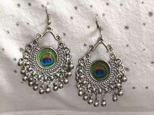 Oxidised silver Earrings