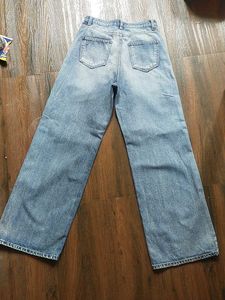 Wide Leg Denim Jeans