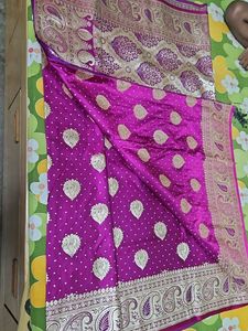 Elegant Purple banarasi Saree
