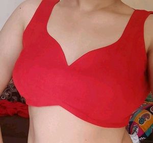Drawstring Padded Blouse Georgette