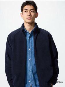 Uniqlo Fleece Long Sleeve Full-Zip Jacket