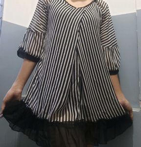 Oversized Striped Top & Tunics