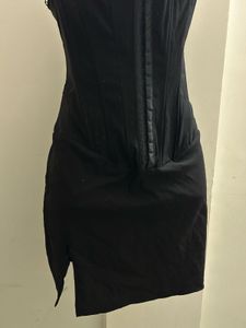 URBANIC Black Corset Dress