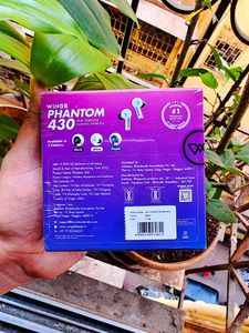Wings Phantom 430 Wireless Earbuds 50Hour Playtime