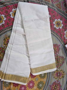 Pure Kerala Cotton Saree