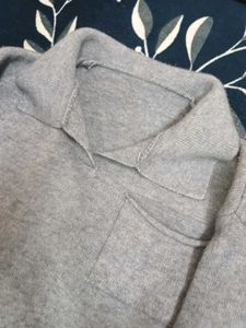 Gray Pullover Sweater