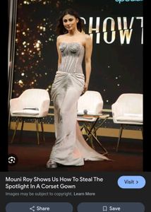 Silver Pop Gown