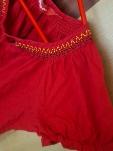 Vibrant Red Top