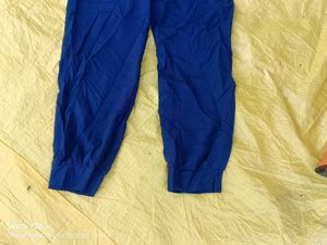 Blue Casual Pants