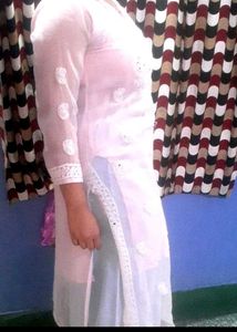 Chikakari Net Kurta