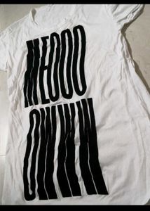 Graphic Print White T-Shirt