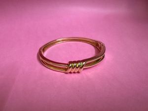Anti-Tarnish Gold-Tone Bangle Bracelet