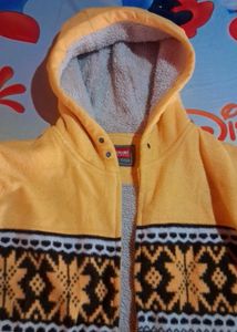 Cozy Yellow Hooded Jacket