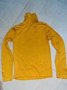 Mustard Ribbed Turtleneck