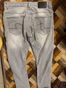 Stylish Grey Denim Jeans