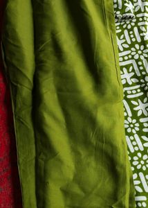 Women Cotton Kurti Pant Dupatta Set