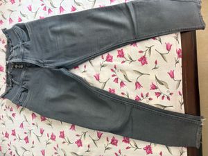 Gray Denim Jeans