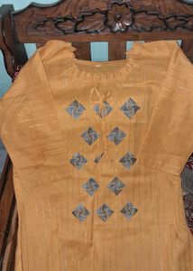 Affordable Yellow KURTI