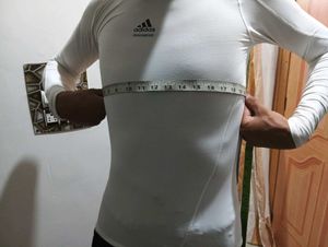 Adidas Mock Neck Long Sleeve Top