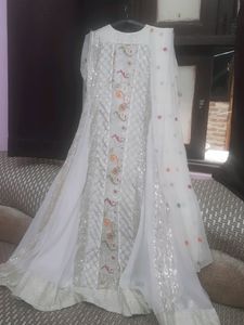 Partywear Embroidery Gown