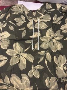 Floral Print Women's Kurta