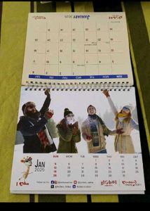 New Year Table Calendar