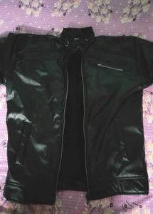 new bought leather jacket