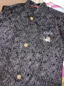 Black Colour Party Wear Blazer For Men.