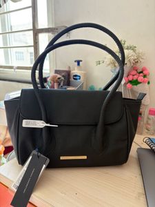 F Black Handbag