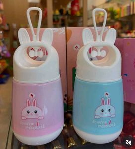 Glass Flask Water Bottle Rabit Mini 280ml Each