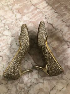 Sparkling Gold Heels
