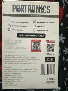 Portronics Ruffpad 8.5E LCD Writing Tablet