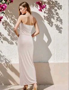 Elegant Twist-Front Maxi Dress