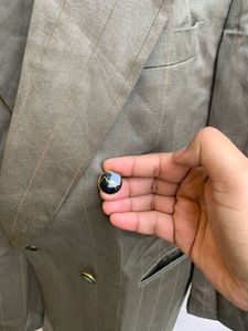 Louis vuitton Striped Double-Breasted Blazer