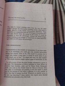 Lateral Thinking Edward De Bono