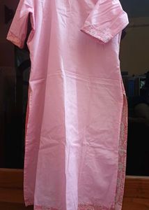 Pink Printed Kurta