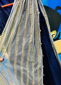 Dupatta Attached Gown